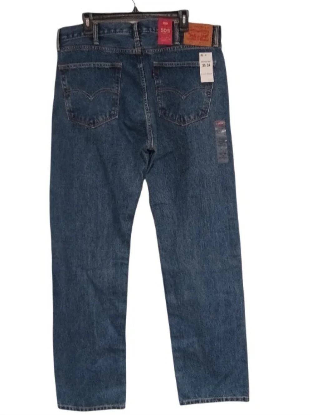 Levis 505 Regular Fit Straight Leg Jeans 38x34